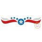 Patriotic Border 1 Embroidery | Machine Embroidery Designs by JuJu