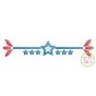 Patriotic Border 2 Sketch Embroidery | Machine Embroidery Designs by JuJu