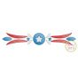 Patriotic Border 3 Sketch Embroidery | Machine Embroidery Designs by JuJu