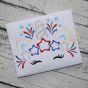 Patriotic Unicorn Horn Embroidery | Machine Embroidery Designs by JuJu