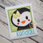 Penguin Box Applique | Machine Embroidery Designs by JuJu