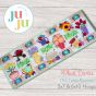 ITH Spring Garden Table Runner | Machine Embroidery Designs by JuJu