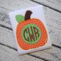 Pumpkin for Monogram Applique | Machine Embroidery Designs by JuJu
