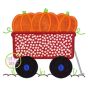 Pumpkin Wagon Applique | Machine Embroidery Designs by JuJu