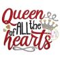 Queen of All the Hearts Embroidery | Machine Embroidery Designs by JuJu
