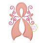 Awareness Ribbon Swirl Applique | Machine Embroidery Designs by JuJu