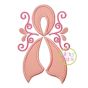 Awareness Ribbon Swirl Applique | Machine Embroidery Designs by JuJu