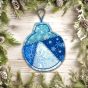 ITH Crazy Patch Ornament Round | Machine Embroidery Designs by JuJu