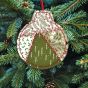 ITH Crazy Patch Ornament Round | Machine Embroidery Designs by JuJu