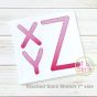 Stacked Sans Sketch Embroidery Monogram Font | Machine Embroidery Designs by JuJu