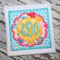 Scallop Box Monogram Applique | Machine Embroidery Designs by JuJu