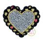 Scalloped Double Heart Applique | Machine Embroidery Designs by JuJu