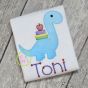 School Brontosaurus Sketch | Machine Embroidery Designs by JuJu
