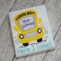 School Bus Grades Preschool Applique | Machine Embroidery Designs by JuJu