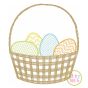 Scratchy Easter Basket Embroidery | Machine Embroidery Designs by JuJu