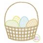Scratchy Easter Basket Embroidery | Machine Embroidery Designs by JuJu