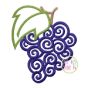 Scroll Grapes Embroidery | Machine Embroidery Designs by JuJu