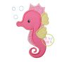 Seahorse Applique | Machine Embroidery Designs by JuJu