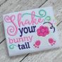 Shake Your Bunny Tail Applique | Machine Embroidery Designs by JuJu