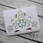 Unicorn Horn with Shamrock Embroidery | Machine Embroidery Designs by JuJu