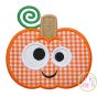 Silly Pumpkin Applique | Machine Embroidery Designs by JuJu