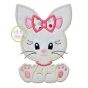 Sitting Bunny Girl 2 Applique | Machine Embroidery Designs by JuJu