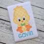 Sitting Chick Boy 2 Applique | Machine Embroidery Designs by JuJu