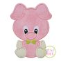 Sitting Pig Boy Applique | Machine Embroidery Designs by JuJu