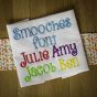 Smooches Embroidery Font Machine Embroidery Designs by JuJu