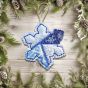 ITH Crazy Patch Ornament Snowflake | Machine Embroidery Designs by JuJu