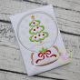 Snow Globe Christmas Tree Embroidery | Machine Embroidery Designs by JuJu