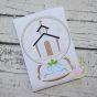 Snow Globe Church Embroidery | Machine Embroidery Designs by JuJu