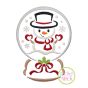 Snow Globe Snowman Embroidery | Machine Embroidery Designs by JuJu
