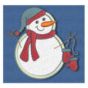 Snowmen Applique Machine Embroidery Designs by JuJu 