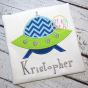 Spaceship Applique | Machine Embroidery Designs by JuJu