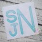 Stacked Sans Sketch Embroidery Monogram Font | Machine Embroidery Designs by JuJu