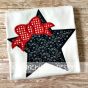 Star Bow Applique | Machine Embroidery Designs by JuJu