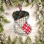 ITH Crazy Patch Ornament Stocking | Machine Embroidery Designs by JuJu