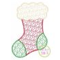 Stocking Motif Embroidery | Machine Embroidery Designs by JuJu