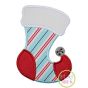 Stocking with Bell Applique | Machine Embroidery Designs by JuJu