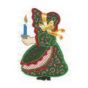 Merry Christmas Sunbonnet Sue Applique Machine Embroidery Designs by JuJu