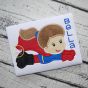 Superhero Flying Girl Applique | Machine Embroidery Designs by JuJu