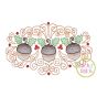 Super Swirly Acorn Trio Sketch Embroidery | Machine Embroidery Designs by JuJu