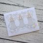 Super Swirly Angel Trio Sketch Embroidery | Machine Embroidery Designs by JuJu