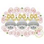 Super Swirly Jingle Bells Trio Sketch Embroidery | Machine Embroidery Designs by JuJu