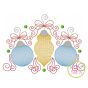 Super Swirly Ornament Trio Sketch Embroidery | Machine Embroidery Designs by JuJu