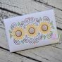 Super Swirly Sunflower Trio Sketch Embroidery | Machine Embroidery Designs by JuJu
