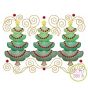 Super Swirly Tree Trio Sketch Embroidery | Machine Embroidery Designs by JuJu