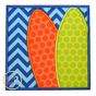Surfboard Box Applique | Machine Embroidery Designs by JuJu