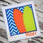 Surfboard Box Applique | Machine Embroidery Designs by JuJu